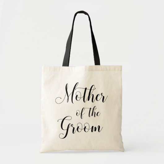 Mère du marié. Sac de mariage noir et blanc (Devant)