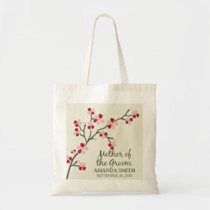 Mère du sac de cadeau de noce de marié (rouge)