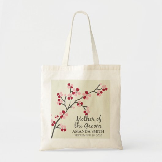 Mère du sac de cadeau de noce de marié (rouge) (Devant)