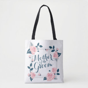 Mère du sac fourre-tout à mariage d'aquarelle de