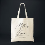 Mère Du Sac fourre-tout De Script Groom Chic<br><div class="desc">Le cadeau Mère de la chambre offre des calligraphies modernes d'écriture manuscrite.</div>