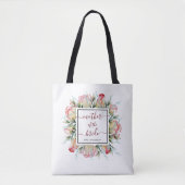 Mère du Sac fourre-tout Mariage rose de la mariée (Devant)