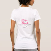 Mère du T-shirt de mariée (Dos)