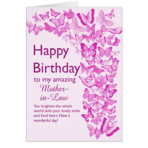 Mère en droit Papillons d'anniversaire