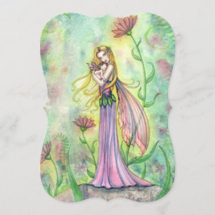 Mère et bébé Fairy Baby Douche Invitations