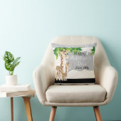 Mère et bébé Giraffe Fête des Mères Coussin person (Chaise)