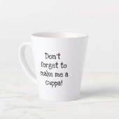 Mère et bébé mug en latte d'éléphant (Angle gauche)