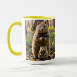 Mère Et Bébé Quokka, Café Mug