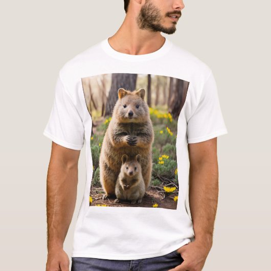Mère Et Bébé Quokka, Tshirt (Devant)