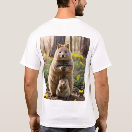 Mère Et Bébé Quokka, Tshirt (Dos)