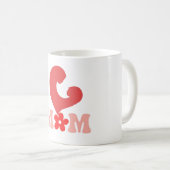 Mère et Coeur enfant Mug - Fête des Mères (Devant droit)