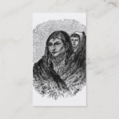Mère et enfant Carte de visite (Dos)