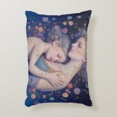 Mère et enfant Coussin décoratif d'art (Devant(Vertical))