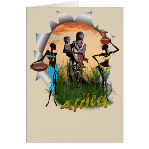 Mère et enfant de l'Afrique