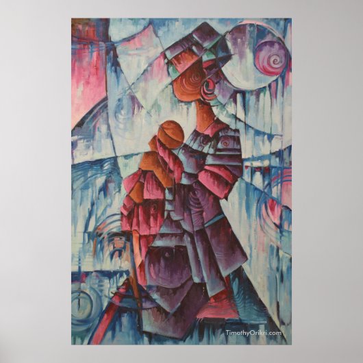 Mère et enfant - Impression de toile (Devant)