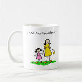 Mère et fille Caractères de famille Mug (Gauche)