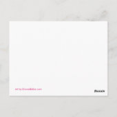 Mère et fille Famille Art Customisé Carte postale (Dos)