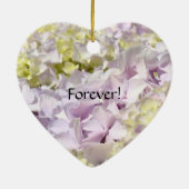 Mère et fille ! Ornements de fleurs d'hydrangea po (Dos)