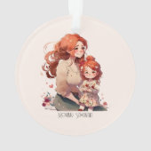 Mère et fille personnalisée (dos)