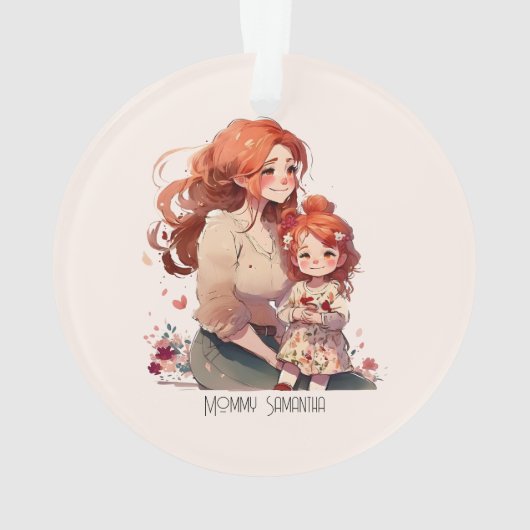 Mère et fille personnalisée (dos)