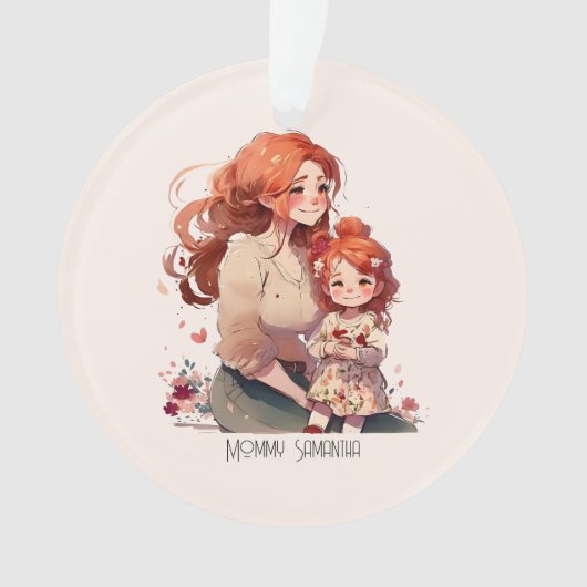 Mère et fille personnalisée (devant)