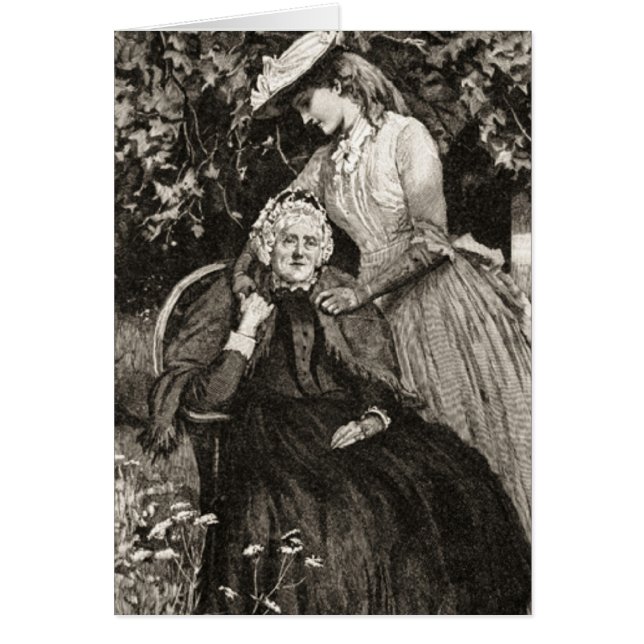 Mère et fille vintage âgée (Devant)