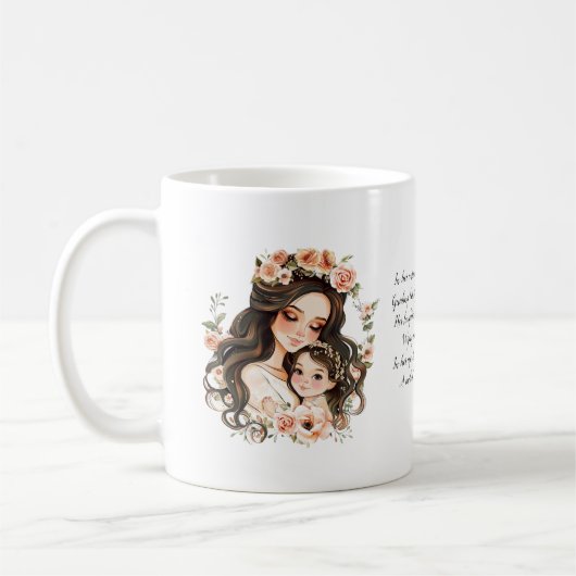 Mère Fille Café Mug Idée Cadeau Pour Maman (Gauche)
