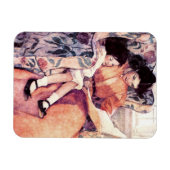 Mère & Fille. Magnets cadeaux de la fête des mères (Horizontal)