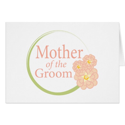 Mère florale de plein cercle du marié (Devant horizontal)