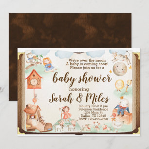 Mère Goose Baby shower Invitation Invitation
