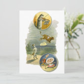 Mère Goose Nursery Rhyme Baby shower Invitation (Debout devant)