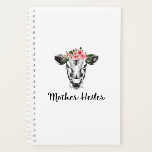 Mère Heifer Cute cadeau parfait pour Mère (Devant)