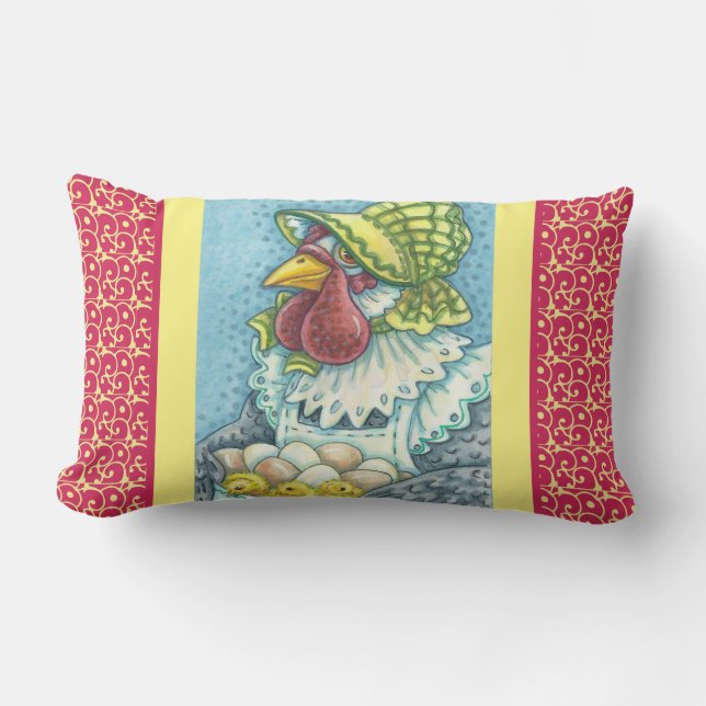 Mère Hen, Oeufs, Poussins POULET LUMBAR COUSSIN Ro (Recto)