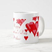 Mère Heureuse Sainte-Valentin Jumbo Mug (Devant droit)