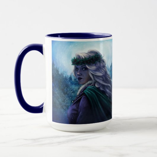 Mère Hiver Café Mug (Gauche)