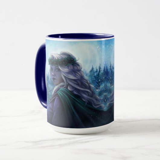 Mère Hiver Café Mug (Devant gauche)