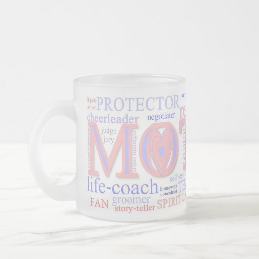 MÈRE : Les nombreux rôles d'une mère - Mug (Gauche)