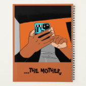 Mère Mains mobiles Cyan Orange Noir (Dos)