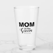 Mère Mariage noire du marié Coupe de Verre (Devant)