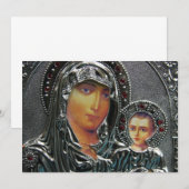 Mère Marie et bébé Jésus Invitations (Devant / Derrière)