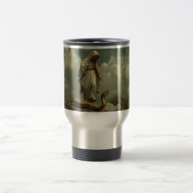 Mère Marie marche sur le serpent Voyage Mug