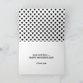 MÈRE MÈRE DE LA CARTE DE JOUR DE MA MÈRE (Intérieur)