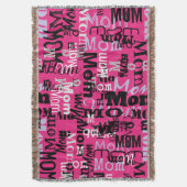 MÈRE Mère Mères Jour Cadeau Jour Jeter couverture (devant Vertical)