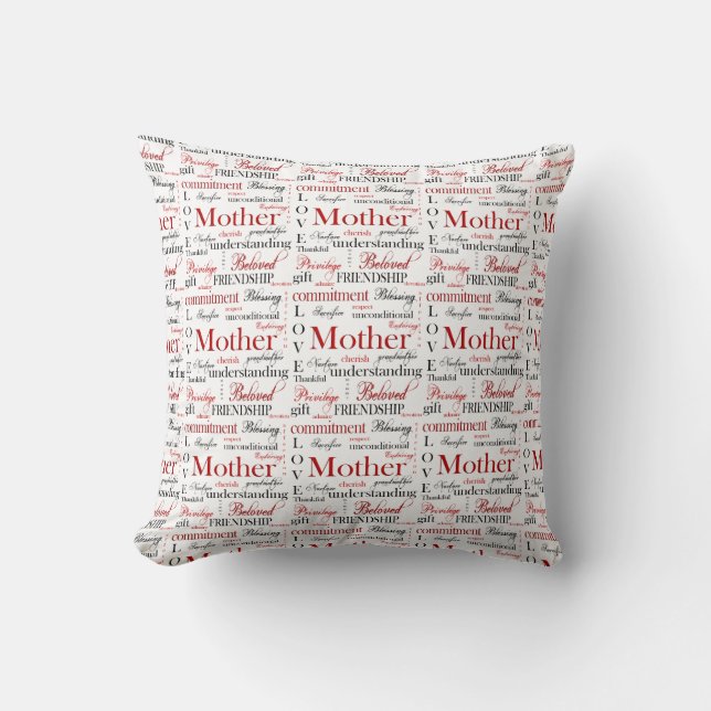 Mère Mot Cloud Coussin (Recto)