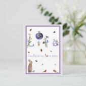 Mère Nature Appels : Invitation Baby shower (Debout devant)