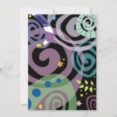 MÈRE NATURE SWIRL Bat Bar Mitzvah Invitation (Dos)