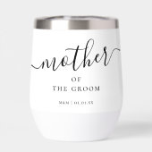 Mère personnalisée du script Groom Nom de la calli (Arrière)