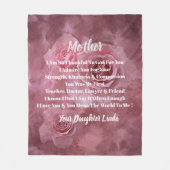 Mère Personnaliser la couverture en polaire (Devant)