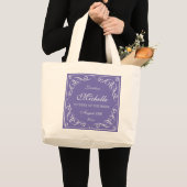 Mère pourpre chique du sac fourre-tout à mariage (Devant (produit))