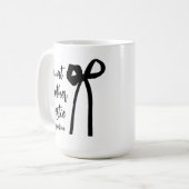 mère Proposition Mug Cadeau Tante mère Bestie Bow (Devant gauche)